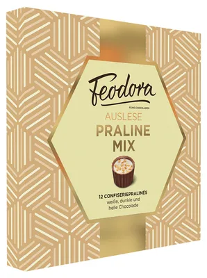 Produktbild von Feodora Auslese Praline Mix (125g Schachtel) + usy Block