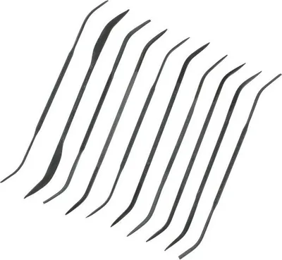 Produktbild von Modelcraft Nadelfeilen mit gebogenem Profil (10er-Set)