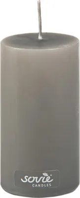 Produktbild von Sovie CANDLES Stumpenkerze in Braun Ø 50 mm x H 100 mm, Brenndauer 28 Std. - 1 Stück