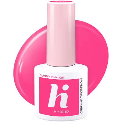 Obrázek produktu pro Hi Hybrid Hybridní lak č. 211 Sunny Pink 5ml