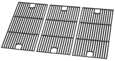 Imagen del producto de Elzusha - Rejillas de hierro fundido de 43x84,5 cm para barbacoas grandes