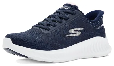 Produktbild von Skechers Damen Go Walk Now Khloe Turnschuhe, Navy Textile/White Trim, 36 EU