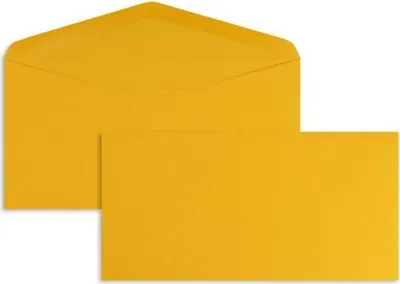 Produktbild von Briefumschläge DINlang 120g/qm gummiert VE=100 Stück zartorange