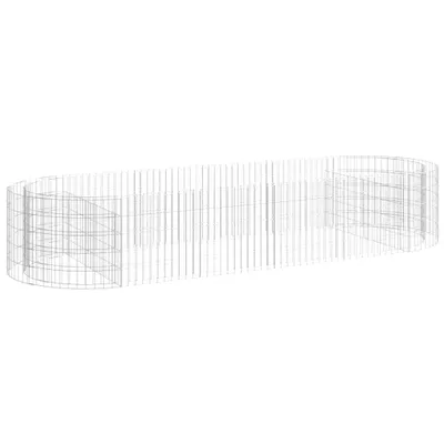 Produktbild von vidaXL Gabionen-Hochbeet Verzinktes Eisen 300x100x50 cm