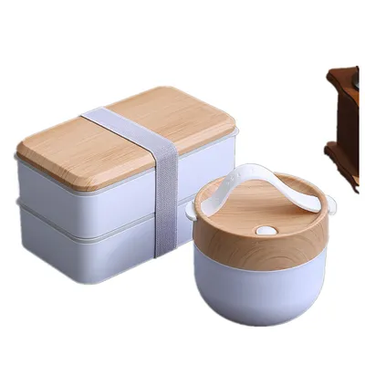 Produktbild von Lunch Bento Box,1200ml Brotdose Kinder mit Fächern,Lunchbox mit Besteck,Vesperbox,Essensbox mit Unterteilung