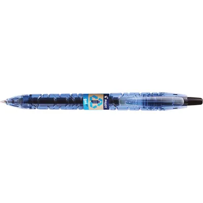 Immagine prodotto di PILOT B2P "Bottle 2 Pen" Penna gel GEL trasparente/blu 0,7 mm, colore di scrittura: nero, 1 pz.