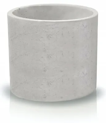 Produktbild von Polnix Betonübertopf Rund 14 cm Dekorativer Übertopf