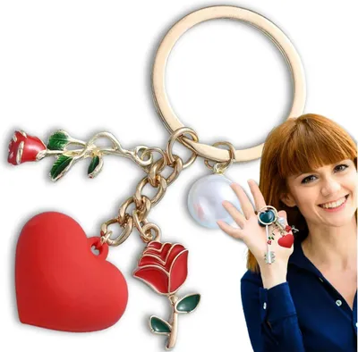 Immagine prodotto di EDIBAZZAR | Portachiavi a cuore in regalo