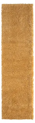 Obrázek produktu pro Koberec MY-RUG, koberec s vysokým vlasem Shaggy Star, 300x80, žlutý, mírně lesklý, extra nadýchaný, běhoun