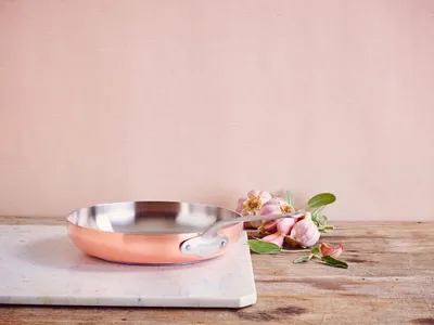 Produktbild von Mauviel 1830 Copperply Bratpfanne Ø 24 cm Pfanne Kupfer