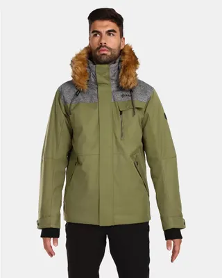 Obrázok produktu pre Pánska zateplená bunda Kilpi ALPHA-M, ZELENÁ, veľkosť 3XL