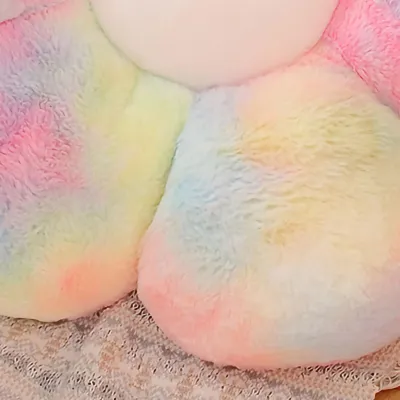 Image de Coussin en forme de fleur, doux et confortable, coloré. Coussin en peluche, idéal pour la maison, le canapé. Coussin en forme de fleur, parfait comme cadeau d'anniversaire. Couleurs variées. Dimensions : 30 cm. Poids : 0,2 kg
