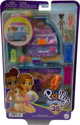 Produktbild von Mattel Polly Pocket Seaside Puppy Ride
