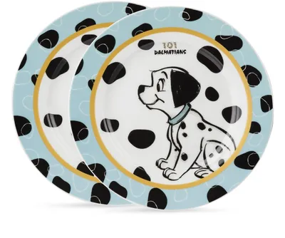 Obrázek produktu pro Egan 101 DALMATIANS Sada 2 talířů 19 cm modrý