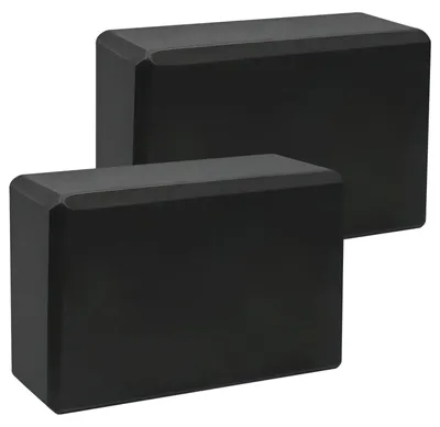 Productafbeelding van Yogablok yogablokken - Set van 2 - EVA schuim - 23 x 15 x 7,5 cm - Antislip - Lichtgewicht - Voor pilates en meditatie