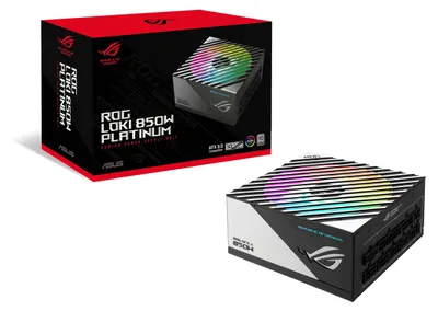 Produktbild von ASUS ROG Loki SFX-L 850W Platinum, 850 W, 100 - 240 V, 110 W, 850 W, 110 W, 9,6 W