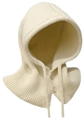 Immagine prodotto di Cappellino da bivacco Gebreide da donna, bianco, sfumato, copricapo sfuso