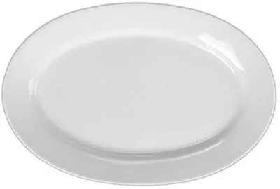 Obrázok produktu pre Oválna porcelánová miska Albergo, biela, 28 x 18,5 x 3,5 cm