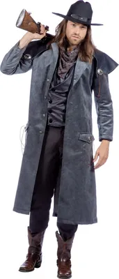 Produktbild von Authentische Western-Cowboyjacke Clint Grau 48