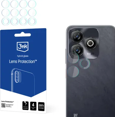 Produktbild von 3mk Hybridglas Lens Protection für ZTE Blade V60 SmartKamera Objektiv Kameralinse 0,16mm 6H (4 Stück)