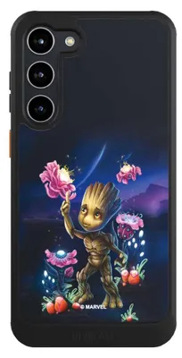 Produktbild von NIVOCASE Hülle für Samsung Galaxy S23+ Handyhülle NIVOcore Case Schwarz Marvel Guardians Of The Galaxy Baby Groot
