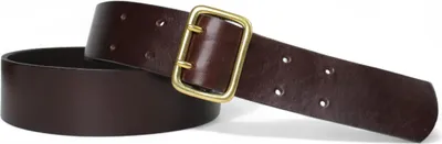 Produktbild von FRONHOFER Doppeldorngürtel 4,5 cm, Vollrindleder, massiv Messingschnalle