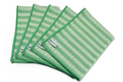 Produktbild von TURBO PRODUKTE Bambus Geschirrtücher 5er-Set – 60×40 cm, antibakteriell, 60°C waschbar
