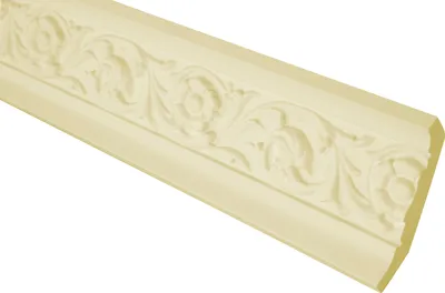 Produktbild von GRAND DECOR Stuckleisten Decke Barock Stil, PolyurethanHartschaum & Flexibel - 2m Deckenleisten gemustert Deckenabschlussleisten (10 Meter C753 flexi)