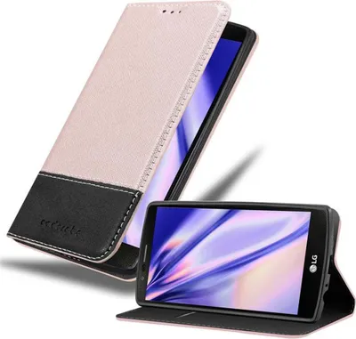 Immagine prodotto di Cadorabo custodia per LG G4 / G4 PLUS custodia protettiva in rosa SHandy custodia Book Case custodia in Similcuoio