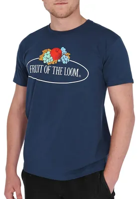 Produktbild von Fruit of the Loom T-Shirt mit Vintage Logo Farbe: navy Größe: S