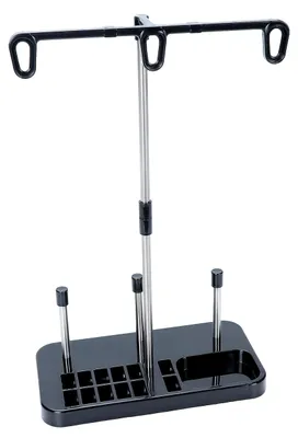 Fadenhalter für 3 Spulen, Näh- und Stickzubehör, Schwarz