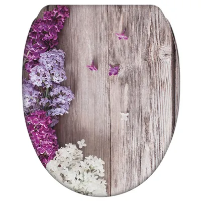 Obrázok produktu pre SANILO® WC sedadlo s automatickým spúšťaním a rýchlym systémom upevnenia, farba: fialová. Toaletové sedadlo priamo od výrobcu. Toaletový kryt, toaletné sedadlo, WC kryt, WC sedadlo