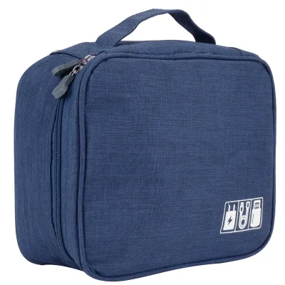 Image de Sac de rangement,Organisateur électronique,Etui pour accessoires électroniques,Sac de rangement pour câbles,Organisateur pour clé USB,Pochette de rangement pour câbles