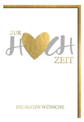 Produktbild von Hochzeitskarte Braun+Company, 11,5 x 17 cm, mit Briefumschlag, bunt