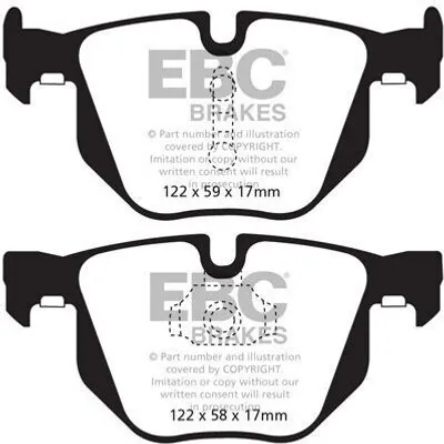 Zdjęcie produktu dla Zestaw klocków hamulcowych, hamulec tarczowy EBC BRAKES DP42009R