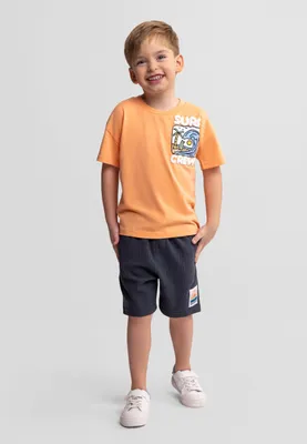 Produktbild von Minoti T Shirt Baumwolle Apricot Gr. 110 für Jungen