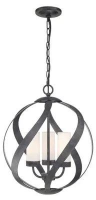 Zdjęcie produktu dla Lampa wisząca zewnętrzna Stara czerń E14 40W Blacksmith Quintiesse