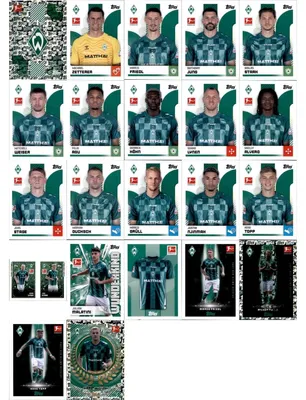 Produktbild von Topps Bundesliga Sammelsticker - 2024/2025 - Mannschaftspaket - SV Werder Bremen