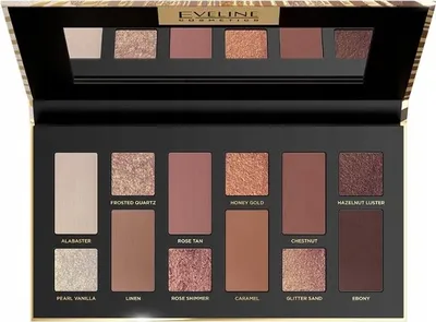 Produktbild von Eveline Cosmetics Variete Timeless Bronze Edition Cienie do powiek 12 kolorów, 1 sztuka
