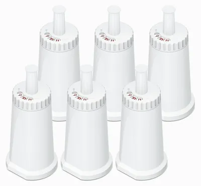Produktbild von Kaffeevollautomat Wasserfilter Ersatz 6 Stück Kompatibel mit Sage Barista Express Pro SES810/SES880/SES920/SES980/SES990/SES875/SES008