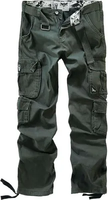 Produktbild von Black Premium by EMP Herren oliv-grüne Cargohose XL