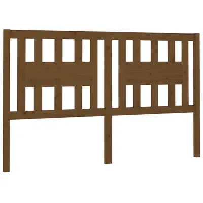 Immagine prodotto di vidaXL Testiera marrone miele 141x4x100 cm in legno di pino massiccio