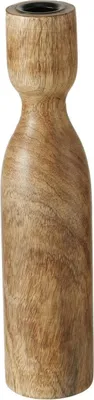 Produktbild von Kerzenständer - H 26 cm - Braun - Mangoholz
