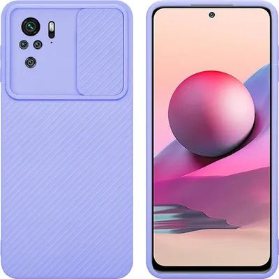 Produktbild von Cadorabo Hülle für Xiaomi RedMi NOTE 10 4G / RedMi NOTE 10S Schutz Hülle in Lila Handyhülle TPU Etui Case Cover