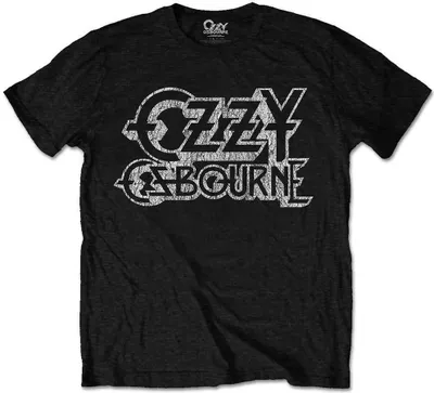 Zdjęcie produktu dla Ozzy Osbourne Vintage Logo Black S Koszulka