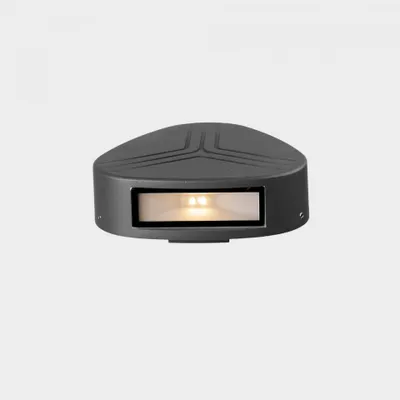 Immagine prodotto di KOHL LIGHTING PRISMA DUE Applique 138 x 143 mm, grigio scuro, 7 W, CRI 80, 3000 K, non dimmerabile