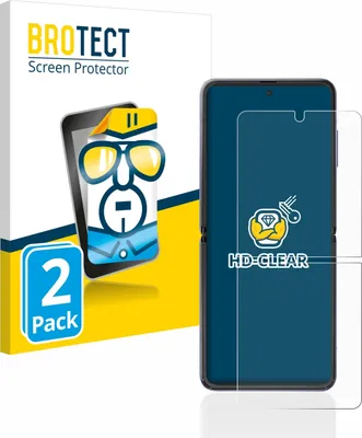 Produktbild von 2x Für Samsung Galaxy Z Flip / 5G Schutzfolie BROTECT Displayschutz Display Schutz Folie Klar Transparent