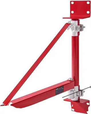 Obrázek produktu pro Podpěrné rameno elektrického navijáku, maximální nosnost 300 kg, nastavitelný úhel 180°, konstrukce z uhlíkové oceli, 750-1150 mm