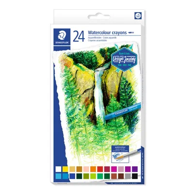 Produktbild von STAEDTLER Aquarellkreide Design Journey 24er Kartonetui