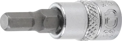 Image de BGS Embout de tournevis 6,3 (1/4) femelle 6 pans 5 mm - 2499